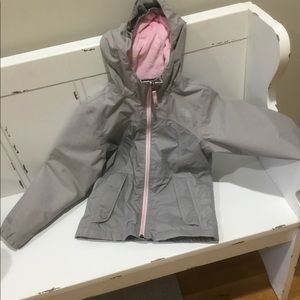 The North Face Girls fleece lined coat